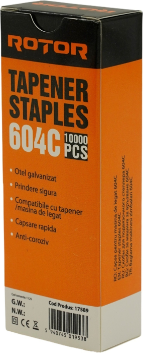 Capse pentru masina de legat ROTOR 10.000 bucati [2]