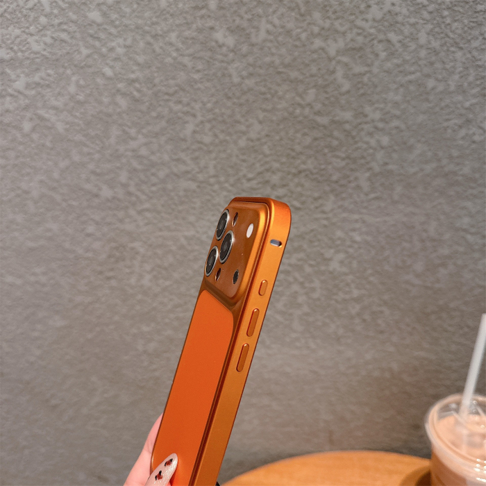 Carcasa pentru iPhone 14 Pro, Flippy, 17inch, Capac spate Unibody, Mat, Portocaliu [5]