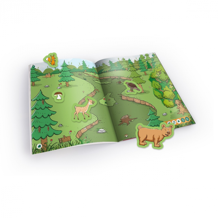 Carte cu autocolante, Raspundel Istetel - Animale [1]