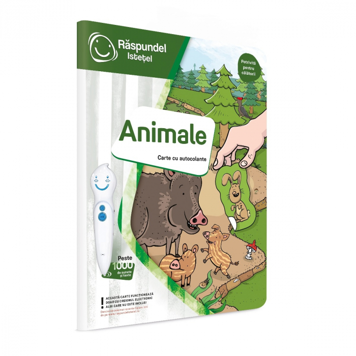 Carte cu autocolante, Raspundel Istetel - Animale [2]