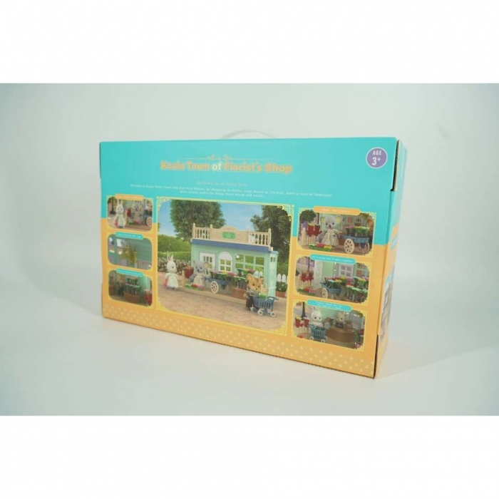 Casa de papusi, magazin cu flori, cu mobilier si figurine [8]