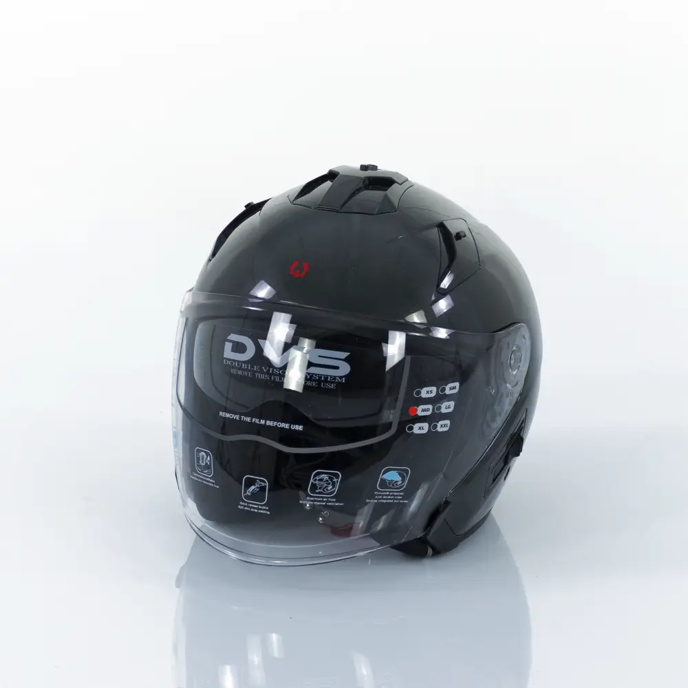 Casca Motocicleta, Scuter, Triciclu,  Rotakt OP12, ABS, Certificare ECE.R22.06, Gri, Marime L [2]