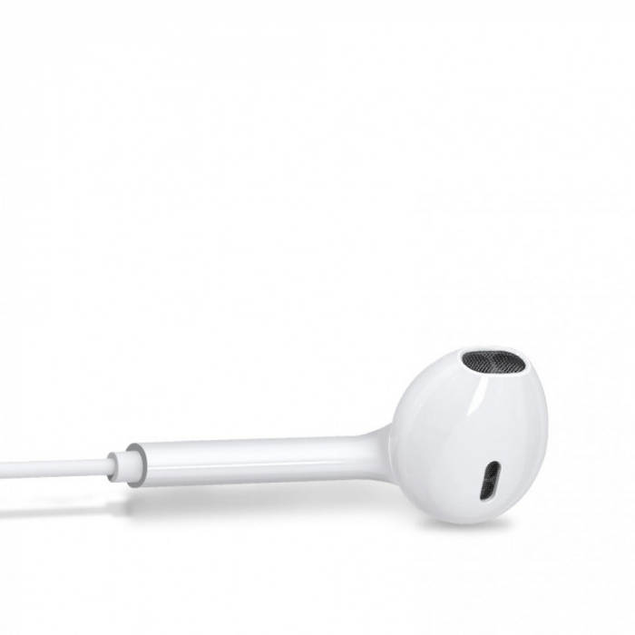 Casti Audio cu Microfon si cu Port Lightning WUW-R32 compatibile iPhone, Alb [2]