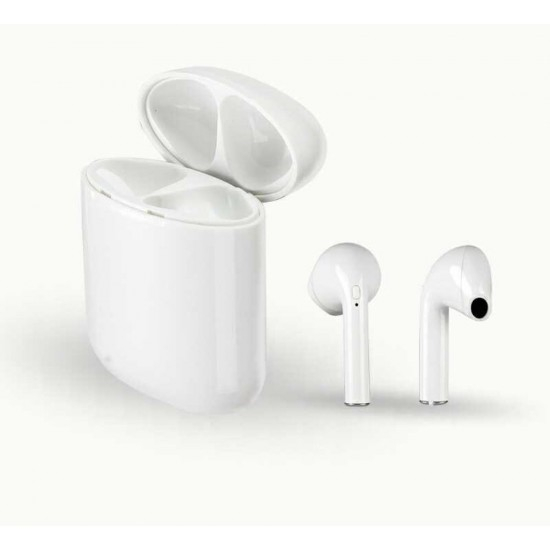 Casti Wireless Bluetooth MKJ-I9 Earbuds Flippy, Alb [4]