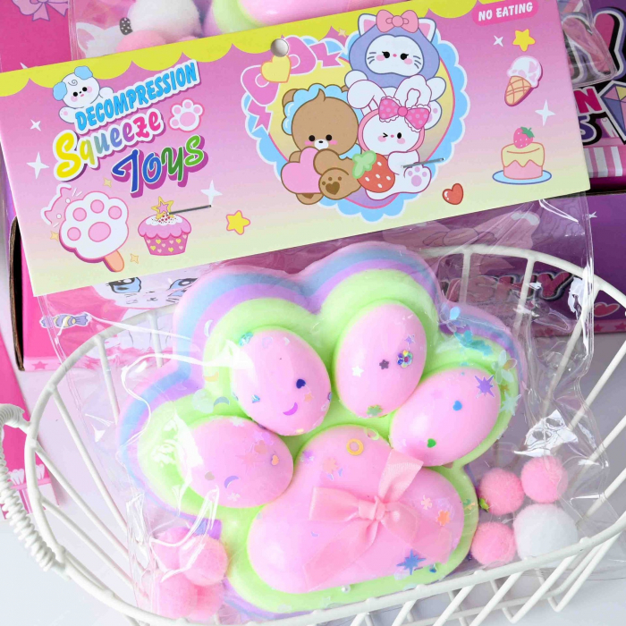 Cat claw rice ball squeezing decompression toy single weight 220 grams Item number YY1005 plush [7]