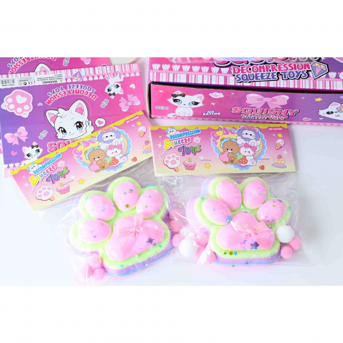 Cat claw rice ball squeezing decompression toy single weight 220 grams Item number YY1005 plush [2]