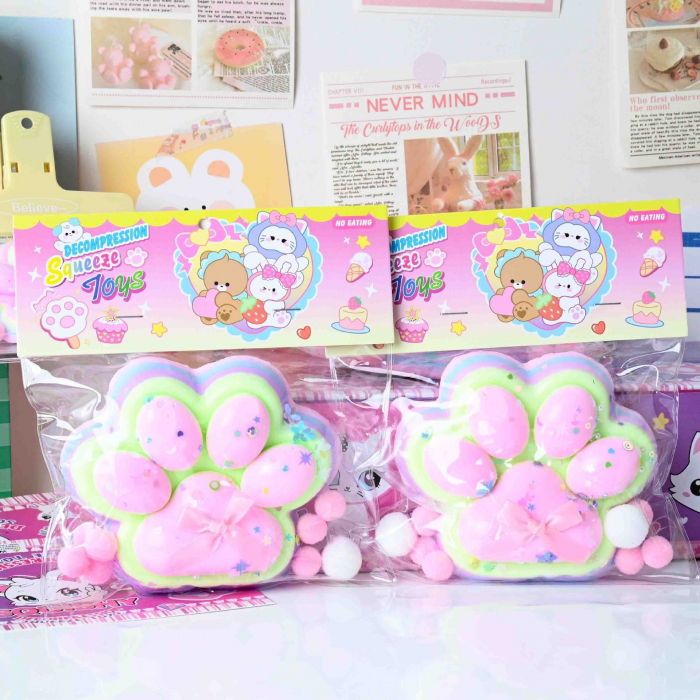 Cat claw rice ball squeezing decompression toy single weight 220 grams Item number YY1005 plush [6]
