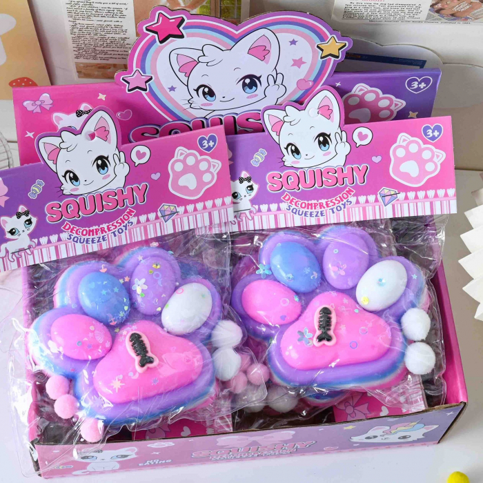 Cat claw rice ball squeezing decompression toy, single weight 220g Item No. YY1002 [5]
