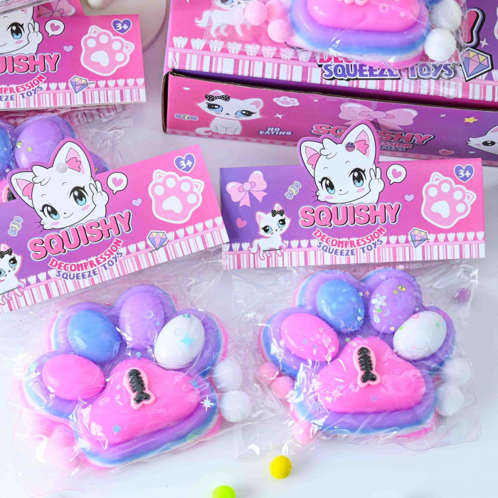 Cat claw rice ball squeezing decompression toy, single weight 220g Item No. YY1002 [8]