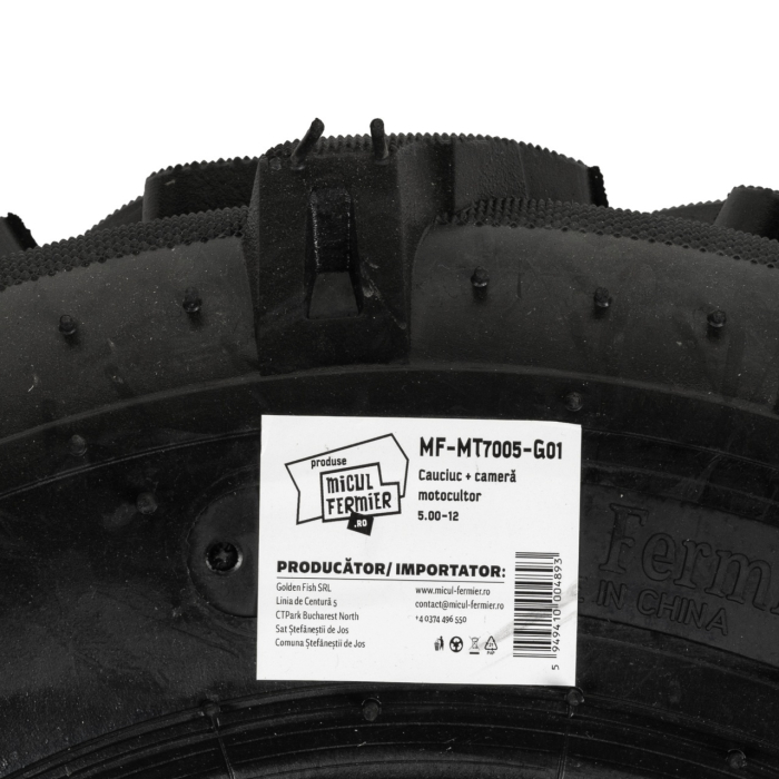 Cauciuc + camera motocultor Micul Fermier 5.00-12 [3]