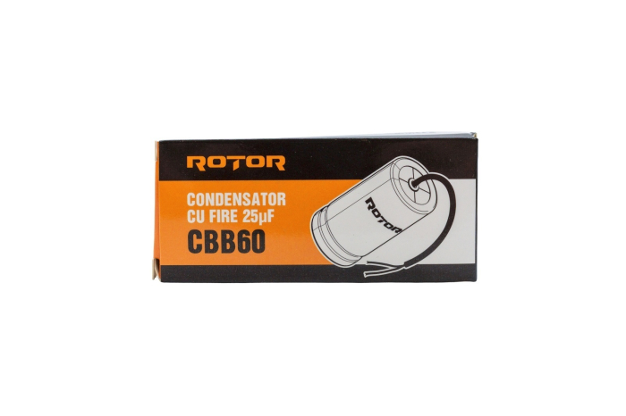 CBB60 Condensator cu fire 25µF 45x72 mm 450V ROTOR [2]