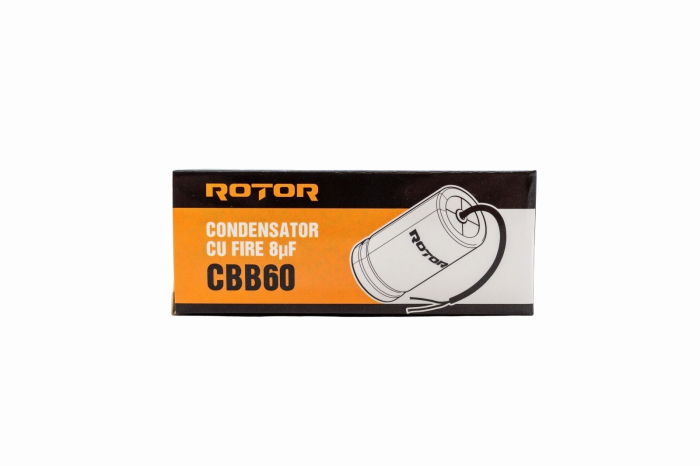 CBB60 Condensator cu fire 8µF 35x62 mm 450V ROTOR [2]