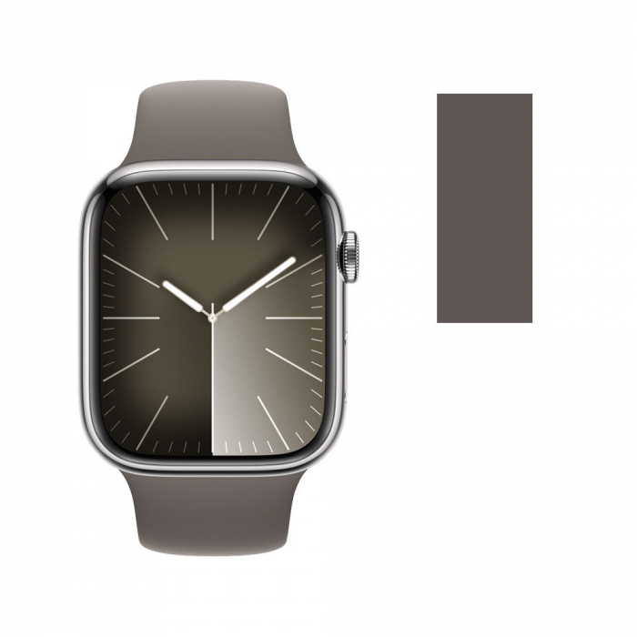 Ceas Smartwatch, Flippy, Editia 9, Apeluri Bluetooth, Incarcare Wireless, Afisaj 2.01 inch, Rezolutie 240 x 296, NFC, Puls, Gri [10]