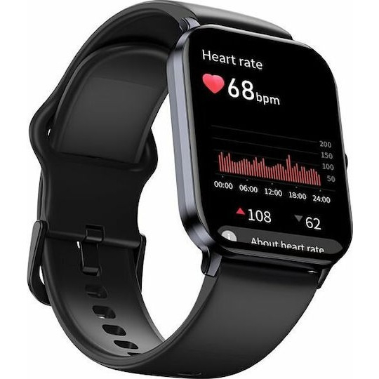 Ceas Smartwatch, Flippy, Editia H15, Apeluri Bluetooth, Afisaj 1.81 inch, Rezolutie 240 x 284, Puls, Siri, Baterie 180 mAh, Negru [2]
