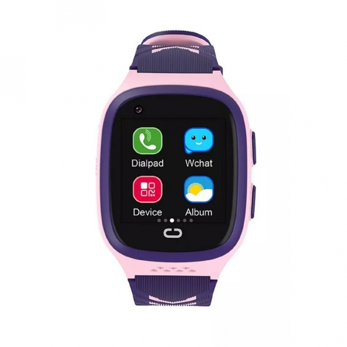 Ceas Smartwatch Flippy, Pentru Copii, LT31E-4G cu Functie Telefon, Localizare GPS, Istoric Traseu, Apel de Monitorizare, Camera, Mov/Roz [7]