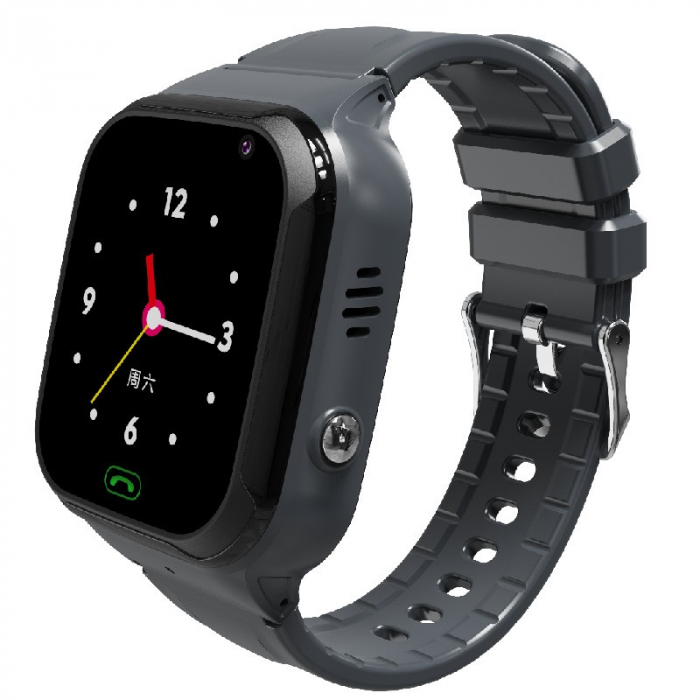 Ceas Smartwatch Pentru Copii LT31E-4G cu Functie Telefon, Localizare GPS, Istoric traseu, Apel de Monitorizare, Camera, Negru [1]