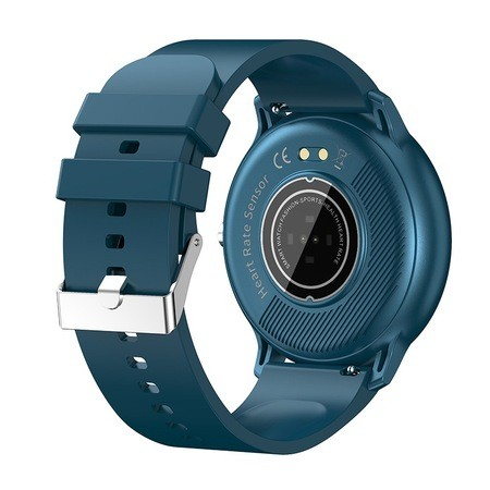 Ceas smartwatch si bratara fitness Flippy ZL02D, oxigen, ritm cardiac, pedometru, notificari, IP67, Compatibil cu Android/iOS, vibratii, multi sport, Albastru inchis [3]