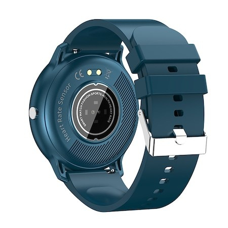 Ceas smartwatch si bratara fitness Flippy ZL02D, oxigen, ritm cardiac, pedometru, notificari, IP67, Compatibil cu Android/iOS, vibratii, multi sport, Albastru inchis [5]
