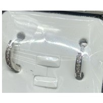 Cercei din Argint 925, Cerc cu Zirconii, Jolie Silver [1]