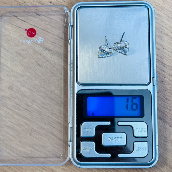 Cercei din Argint 925 Jolie Silver, Model Inimi cu Mama, 12 x 12 mm, 2.8 g [4]