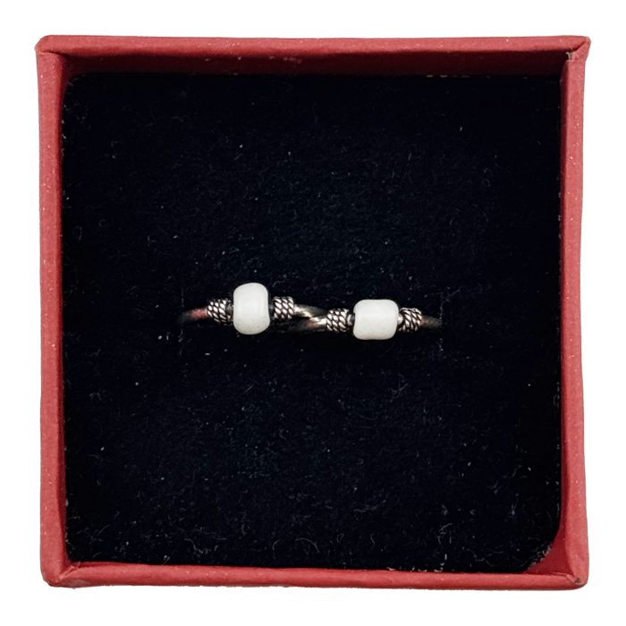 Cercei pentru Dama, Jolie, Argint 925, Model Creole cu Piatra Alba, 12 mm, 0.8g, 1.5 cm x 1.4 cm, Argiuntiu [2]