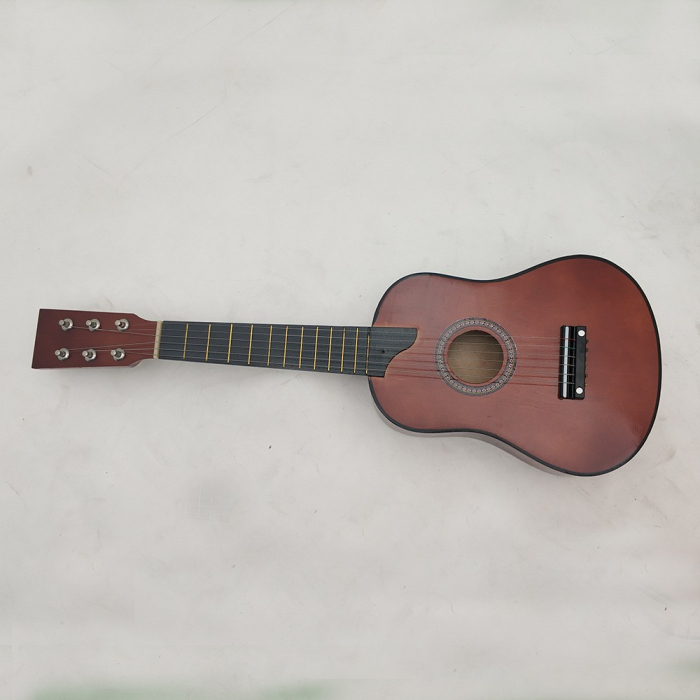 Chitara pentru Copii, Flippy, din Lemn si Plastic, pentru Incepatori, 63.5 x 22 x 5.8 cm, Maro [2]