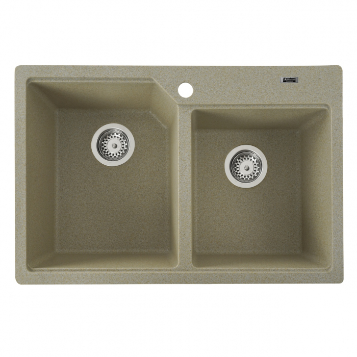 Chiuveta de bucatarie Elefant Premium Harmony , Nisip bej 775x495/420 mm [1]