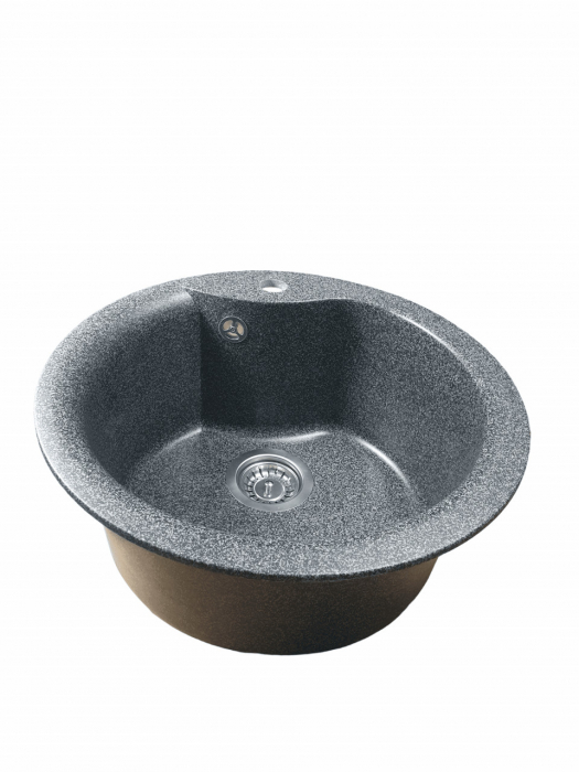 Chiuveta din compozit de granit pentru bucatarie Grafit ELEFANT PREMIUM 480 TURAS [3]