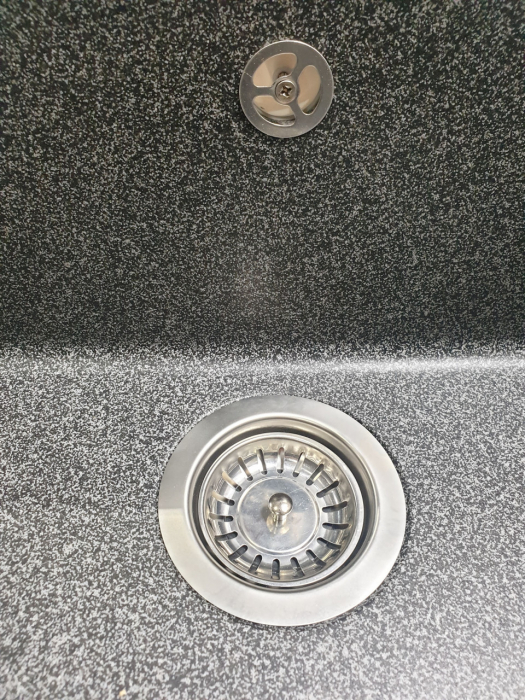 Chiuveta din compozit de granit pentru bucatarie Grafit ELEFANT PREMIUM 7850 SELENA [4]