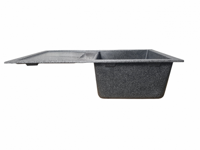 Chiuveta din compozit de granit pentru bucatarie grafit ELEFANT PREMIUM 7850 TROYA [2]