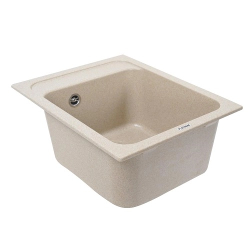Chiuveta din compozit de granit pentru bucatarie Safari bej ELEFANT PREMIUM 4050 KORRADO [2]