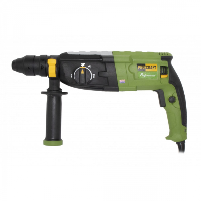 Ciocan rotopercutor Procraft BH1250 DFR, 2 madrine detasabile, 1.2kw, 1300 rpm [3]