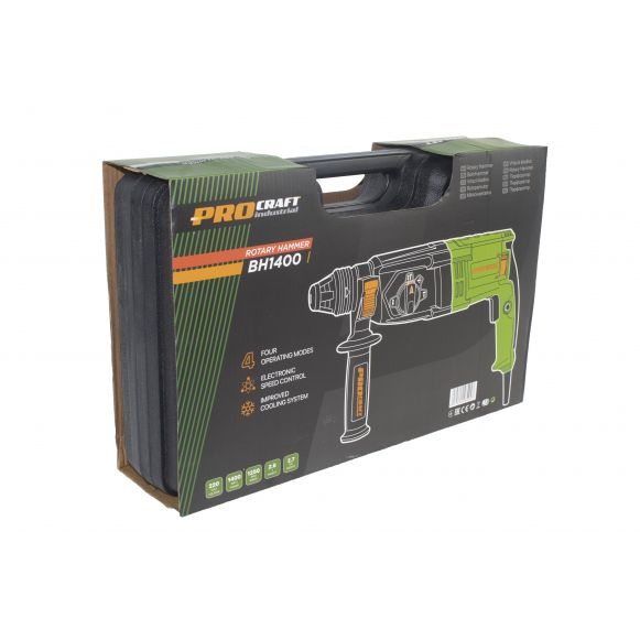 Ciocan Rotopercutor Procraft BH1400 Industrial, 3.0 J, 1400 W, 900 rpm [2]
