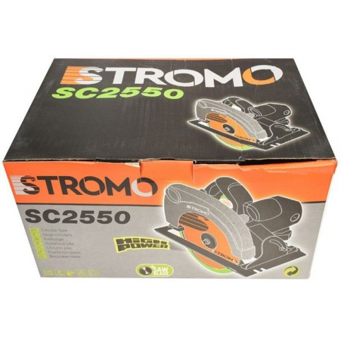 Circular de mana Stromo SC2550, 2.55kW, 4100 rpm, 235x25.4mm + Panza [4]