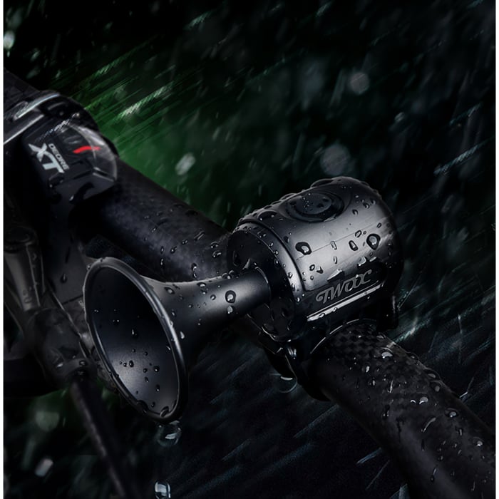 Claxon electric pentru bicicleta, Flippy, rezistent la apa, 120 dB, negru [3]