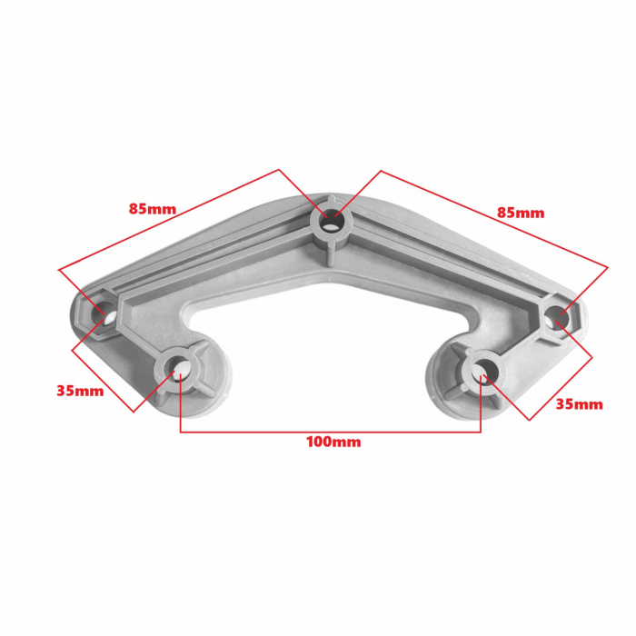 Clema de fixare motor betoniera HCM650 , 195L, Elefant [3]