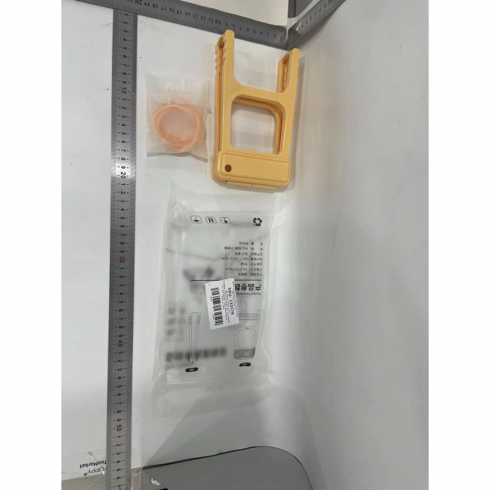 Clema pentru Boluri, Flippy, Anti-Alunecare, din ABS si Silicon, Extindere, pentru Oale, Tigai, de Uz Casnic, Rezistent la Temperaturi Inalte, 18.3 x 10.6 cm Galben [2]