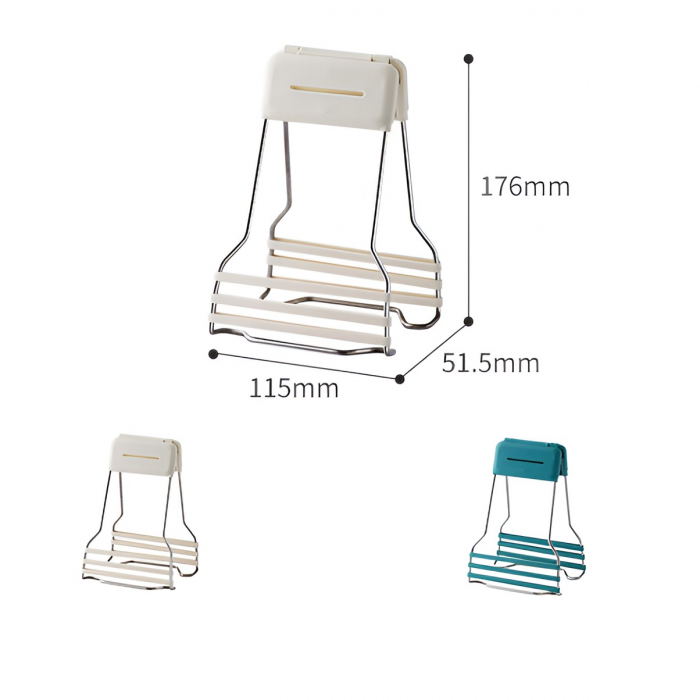 Clema pentru Boluri, Flippy, Anti-Alunecare, din Silicon, de Uz Casnic, Rezistent la Temperaturi Inalte, 17.6x11.5x5.15cm, Gri [2]