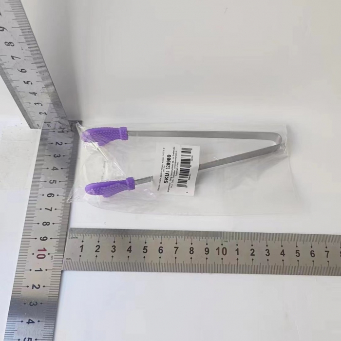 Cleste Creativ pentru Mancare, Flippy, Model Manusi din Silicon, 14.5x3 cm, Rezistent la Temperaturi Inalte si Coroziune, Mov [2]