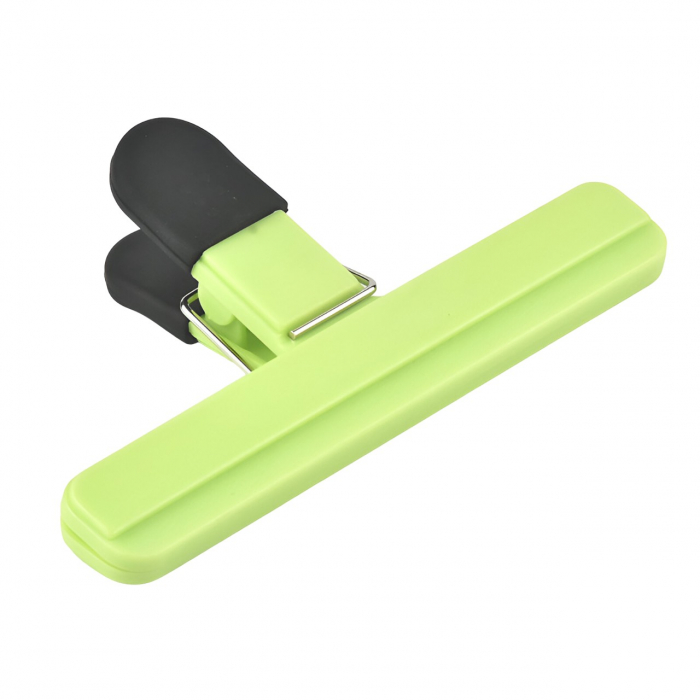 Cleste Multifunctional pentru Sigilarea Pungilor, Flippy, din Plastic, Mentine Alimentele Proaspete, 15x7.5 cm, Verde [1]