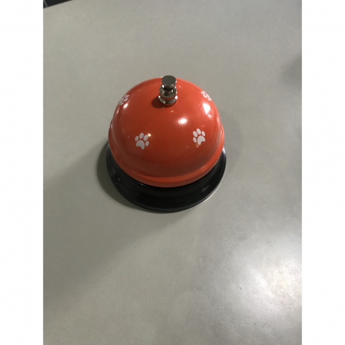 Clopotel de Metal, Flippy, pentru Receptie, Acoperire Labute, Rosu [1]