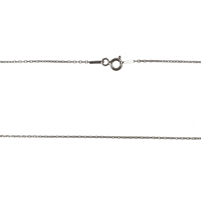 Colier Argint 925, Botosei cu Zirconii Roz-Albastre 40 cm [3]