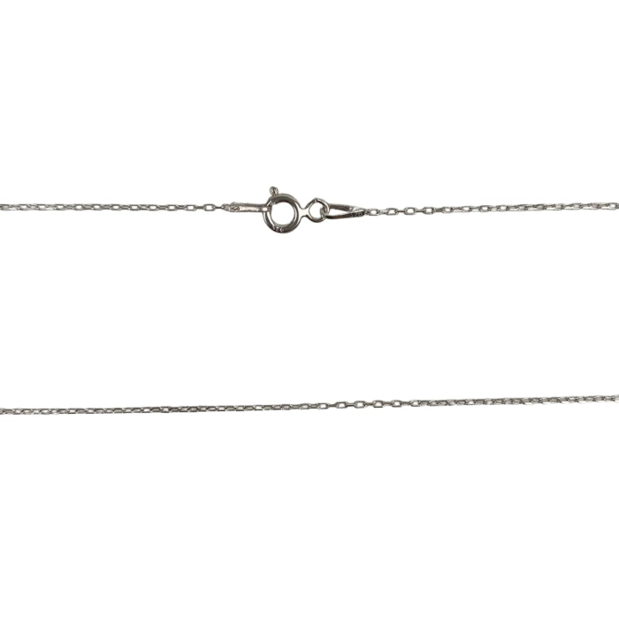 Colier Argint 925, Infinit cu Zirconii Albastre 40 cm [5]
