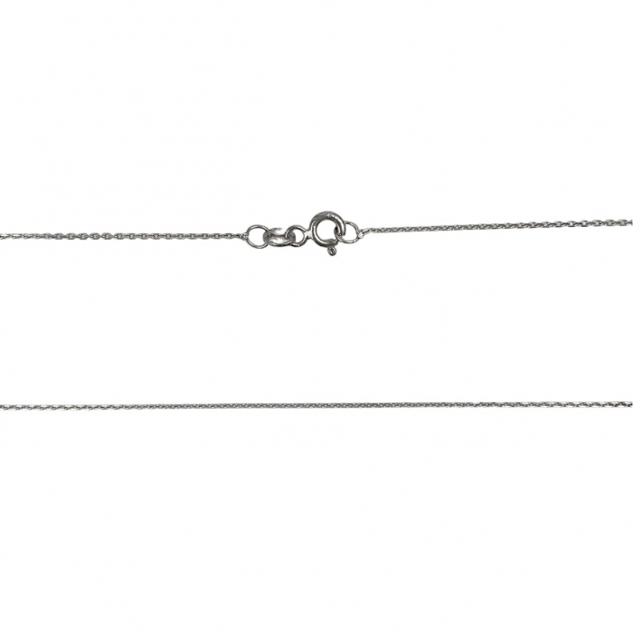 Colier din Argint 925, Inger Email Roz 40 cm [3]