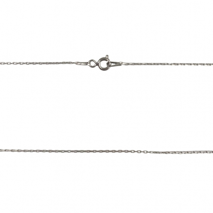 Colier din Argint 925, Inima Plata Turcoaz 40 cm [2]