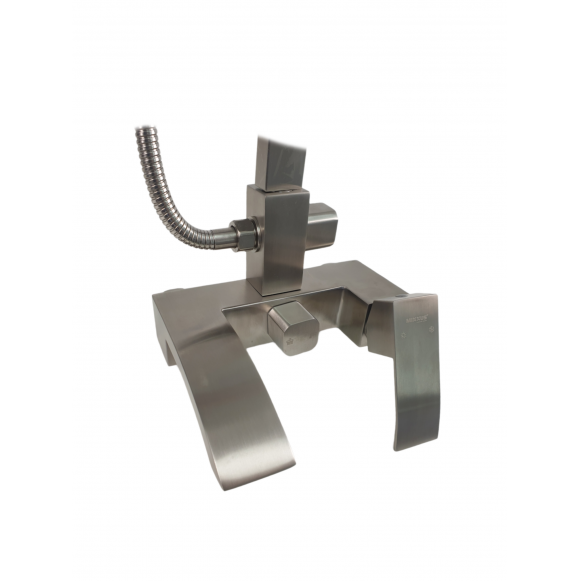 Coloana de dus Mixxus AMA-009-J, 120 cm baterie si para, monocomanda, furtun flexibil [3]