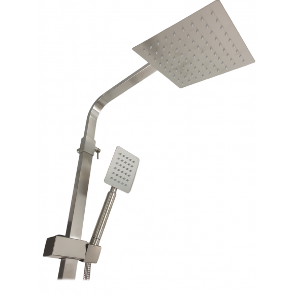 Coloana de dus Mixxus AMA-009-J, 120 cm baterie si para, monocomanda, furtun flexibil [2]