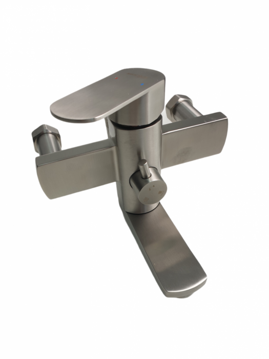 Coloana de dus Mixxus AVA-009-J, 120 cm baterie si para, monocomanda, furtun flexibil [3]