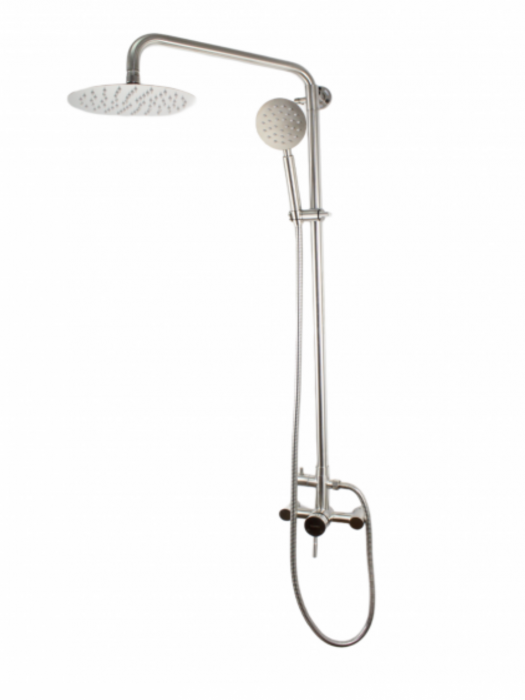 Coloana de dus Mixxus SAS-003-J, telescopica, 120 cm baterie si para, monocomanda, furtun flexibil [4]