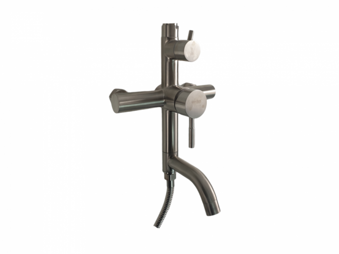 Coloana de dus Mixxus SUS-009-J, 120 cm baterie si para, monocomanda, furtun flexibil [3]